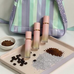 Orchid & Vine Glossy Gloss Cocoa Coffee Cream Natural Shimmer Lip Gloss
